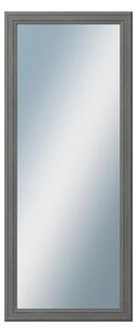 DANTIK - Zarámované zrcadlo - rozměr s rámem cca 50x120 cm z lišty STEP tmavěšedá (3021)