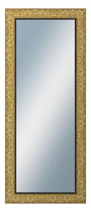 DANTIK - Zarámované zrcadlo - rozměr s rámem cca 50x120 cm z lišty PRAHA zlatá (2752)