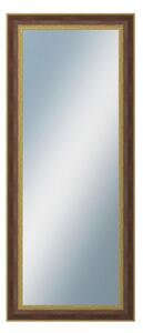DANTIK - Zarámované zrcadlo - rozměr s rámem cca 50x120 cm z lišty ZVRATNÁ červenozlatá plast (3069)