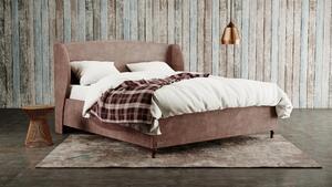 Materasso ENIF - designová čalouněná postel (typ potahu A) 90 x 200 cm