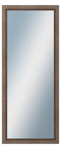DANTIK - Zarámované zrcadlo - rozměr s rámem cca 50x120 cm z lišty CARRARA hnědá (2894)
