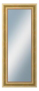 DANTIK - Zarámované zrcadlo - rozměr s rámem cca 50x120 cm z lišty KŘÍDLO velké zlaté patina (2772)