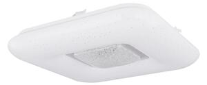 GLOBO Stropní LED chytré moderní osvětlení TRYSTAN, 15W, teplá bílá-studená bílá, RGB, 30x30cm, hranaté 48409-18RGB