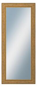 DANTIK - Zarámované zrcadlo - rozměr s rámem cca 50x120 cm z lišty HRAD zlatá patina (2822)