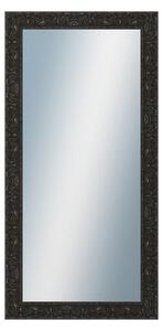 DANTIK - Zarámované zrcadlo - rozměr s rámem cca 60x120 cm z lišty PRAHA černá (2753)
