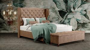Materasso MELVA - designová čalouněná postel (typ potahu A)