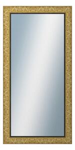 DANTIK - Zarámované zrcadlo - rozměr s rámem cca 60x120 cm z lišty PRAHA zlatá (2752)