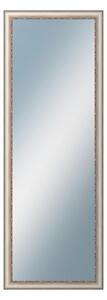 DANTIK - Zarámované zrcadlo - rozměr s rámem cca 50x140 cm z lišty PROVENCE bílá (2652)