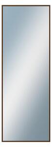 DANTIK - Zarámované zrcadlo - rozměr s rámem cca 50x140 cm z lišty Hliník hnědá | P269-211 (7269211)