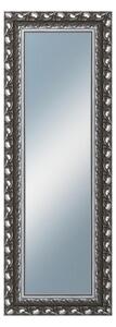 DANTIK - Zarámované zrcadlo - rozměr s rámem cca 50x140 cm z lišty ROKOKO grafitová (2884)