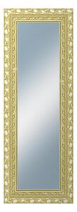 DANTIK - Zarámované zrcadlo - rozměr s rámem cca 50x140 cm z lišty ROKOKO zlatá házená (2882)