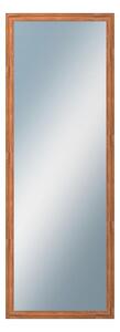 DANTIK - Zarámované zrcadlo - rozměr s rámem cca 50x140 cm z lišty LYON hnědá (2750)