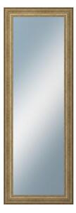 DANTIK - Zarámované zrcadlo - rozměr s rámem cca 50x140 cm z lišty HRAD stříbrná patina (2823)