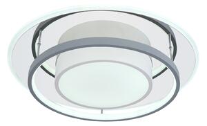 GLOBO Stropní LED moderní osvětlení LEOLA, 60W, teplá bílá-studená bílá, 49cm, kulaté 48017-60R