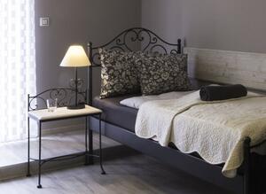 IRON-ART MALAGA - romantická kovová postel 90 x 200 cm