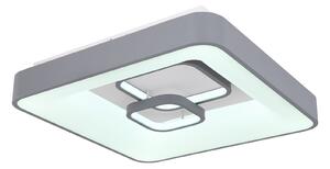 GLOBO Stropní LED moderní přisazené osvětlení MAVY, 50W, teplá bílá-studená bílá, 50x50cm, hranaté 48416-50