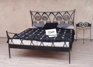 IRON-ART RONDA - designová kovová postel 160 x 200 cm, kov