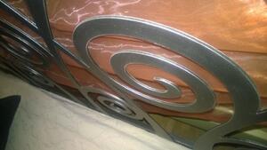IRON-ART RONDA kanape - designová kovová postel, kov