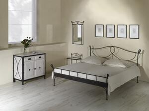 IRON-ART MODENA kanape - nadčasová kovová postel 140 x 200 cm