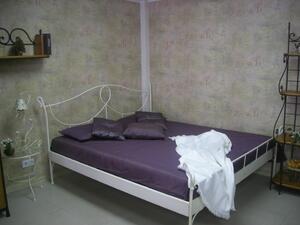 IRON-ART MODENA kanape - nadčasová kovová postel 140 x 200 cm