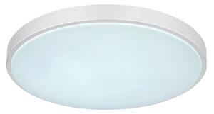 GLOBO Stropní LED svítidlo na dálkové ovládání SONNY, 18W, stmívatelné, 41cm, kulaté, stříbrné 41586-18