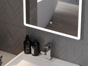 MEXEN - Navia koupelnové LED zrcadlo 60 x 80 cm, LED 6000K, ochrana proti zamlžování - 9803-060-080-611-00