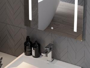 Mexen Remi, LED koupelnové zrcadlo s podsvícením 60x80 cm, 6000K, ochrana proti zamlžování, 9804-060-080-611-00