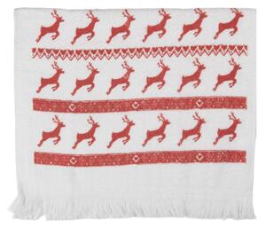 Kuchyňský froté ručník s vánočním vzorem s jelenem Nordic Christmas 1 – 40x66 cm