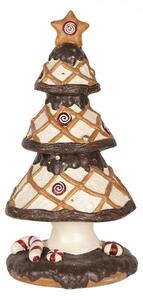 Vánoční dekorace figurka velkého stromečku s polevou II. – 22x43 cm