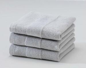 Sada ručníků CARRARA 30x30 cm světle šedá 100% bavlna, 3 ks