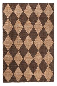 Hnědý/v přírodní barvě ručně tkaný koberec s příměsí juty 120x170 cm Effie Diamond – Flair Rugs