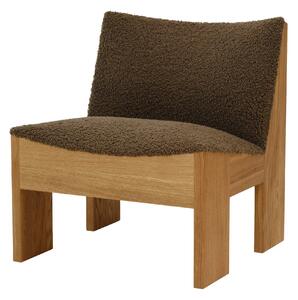 NEW WORKS Křeslo Tenon, Natural Oak / Mocha