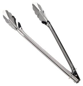 Garden Line Nerezové grilovací kleště MASTER 28 cm stříbrné