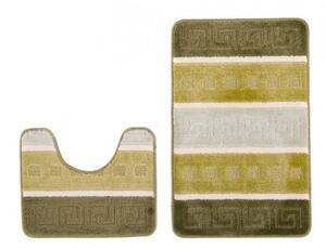 Sada koupelnových koberečků MULTI B5016 řecký, zelený
