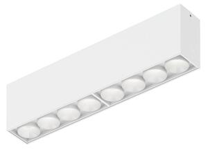 Wever & Ducré Lighting WEVER DUCRÉ LED stropní svítidlo Linoo 8.0, matná bílá kovová, stmívatelný, Bílá / opál, Obývací pokoj / jídelna, Hliník, Moderní, Stropní svítidlo
