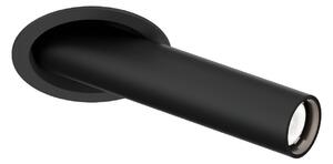 Wever & Ducré Lighting WEVER DUCRÉ podhledové bodové svítidlo Match Sneak černý 2 700 K, Černá, Obývací pokoj / jídelna, Hliník, Moderní