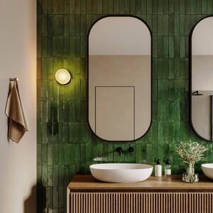 Wever & Ducré Lighting WEVER DUCRÉ LED nástěnné světlo Hajo černá/čirá, Phasedim 2700 K, stmívatelný, Černá, Koupelna, Sklo, Moderní