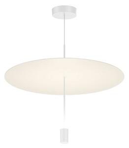 Wever & Ducré Lighting WEVER DUCRÉ LED závěsné světlo Shedda Ø 55 cm, barva světla 2700 K, stmívatelný, Krémová / jantar, Obývací pokoj / jídelna, Hliník, Moderní