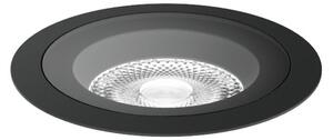 Wever & Ducré Lighting WEVER DUCRÉ LED podlahová vestavná lampa Blink trim 2.0, černá, Černá, Hliník, Moderní, Zapuštěné kulaté