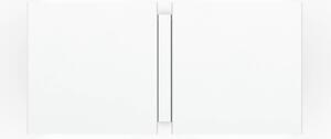 Wever & Ducré Lighting WEVER DUCRÉ Nástěnné světlo CG Square, bílá, šířka 21 cm, 2 žárovky, Bílá / opál, Obývací pokoj / jídelna, kov, Moderní