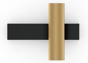 Wever & Ducré Lighting WEVER DUCRÉ LED nástěnné světlo Ceno 2.0 černá/béžová, 2 700 K, stmívatelný, Černá, Obývací pokoj / jídelna, Hliník, Moderní