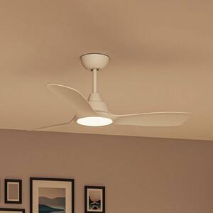 Philips Stropní ventilátor LED, pevný, Ø 132 cm, bílý,, stmívatelný, Bílá / opál, Obývací pokoj / jídelna, Plast, Moderní