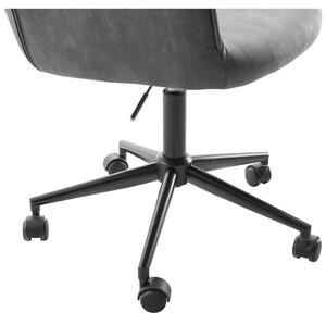 OTOČNÁ ŽIDLE, šedá, černá Xora - Otočné židle