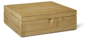 Bredemeijer Krabička na čaj Bamboo, 6 přihrádek velká bez okénka