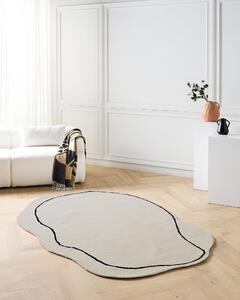 Viskózový koberec 160 x 230 cm béžový DERA