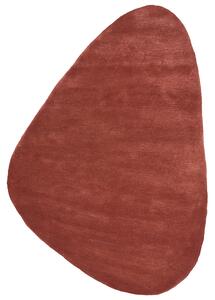Viskózový koberec 160 x 230 cm tmavě červený TANDO
