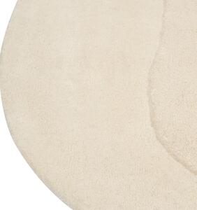 Viskózový koberec 160 x 160 cm béžový GORANO