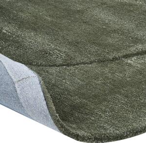 Viskózový koberec 160 x 230 cm zelený MASSO