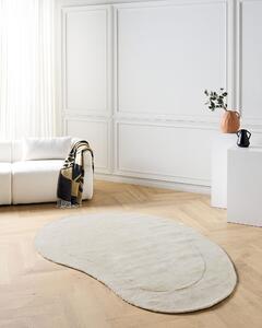 Viskózový koberec 160 x 230 cm béžový MASSO