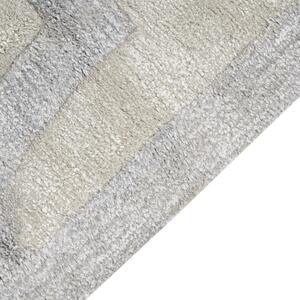 Viskózový koberec 160 x 230 cm béžový/šedý GWANI